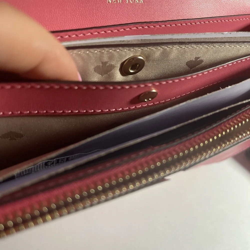 NEW Kate Spade Leather Kerri Crossbody Bag, Bright Blush - Picture 3 of 9